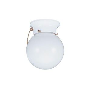 Sea Gull Lighting-One Light Close To The Ceiling in Traditional Style-6 Inch wide by 7.15625 Inch high - 11781