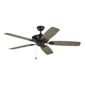 Monte Carlo Fans-Colony Max-5 Blade Ceiling Fan with Pull Chain Control in  Style-52 Inch Wide by 12.81 Inch High - 495321