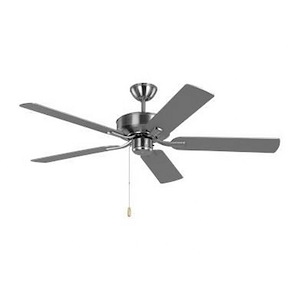 Monte Carlo Fans-Linden-5 Blade Ceiling Fan In Traditional Style-13.3 Inch Tall and 52 Inch Wide