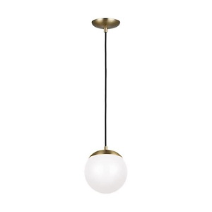Leo-9W 1 LED Small Pendant in Contemporary Style-8 Inch wide by 8.5 Inch high