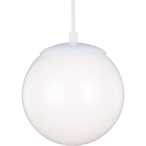 Hanging Globe-14W 1 LED Medium Pendant in Contemporary Style-10 Inch wide by 10.75 Inch high - 1285989