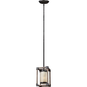 Dunning-One Light Mini-Pendant in Contemporary Style-6 Inch wide by 9.5 Inch high - 459762
