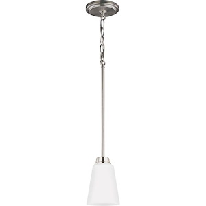 Kerrville-100W One Light Mini-Pendant in Transitional Style-4.38 Inch wide by 6.38 Inch high - 494155