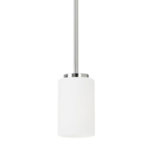 Sea Gull Lighting-Oslo-One Light Mini-Pendant in Contemporary Style-4 Inch wide by 5.75 Inch high - 560925