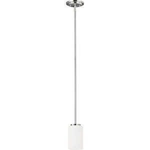 Oslo-One Light Mini-Pendant in Contemporary Style-4 Inch wide by 5.75 Inch high - 560925