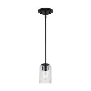 Sea Gull Lighting-Oslo-8W 1 LED Mini Pendant In Contemporary Style-5.75 Inch Tall and 4 Inch Wide