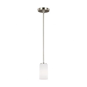 Sea Gull Lighting-Alturas 1-Light Mini-Pendant in Transitional Style-3.5 Inch wide by 7.19 Inch high