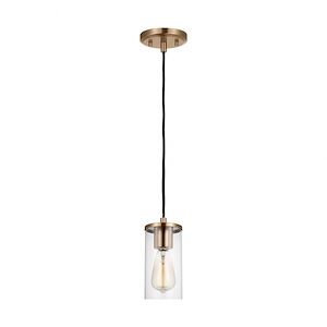 Zire-1 Light Pendant In Modern Style-8.5 Inch Tall and 4 Inch Wide