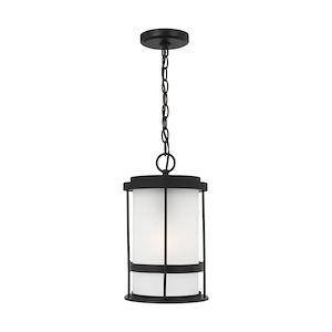 Sea Gull Lighting-Wilburn-1 Light Outdoor Pendant-8 Inch wide by 14 Inch high