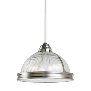 Sea Gull Lighting-Pratt Street-Two Light Pendant in Contemporary Style-12.75 Inch wide by 8.5 Inch high - 360276