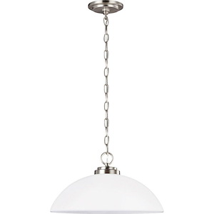 Oslo-One Light Pendant in Contemporary Style-15.75 Inch wide by 8.75 Inch high - 315101