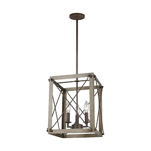 Thornwood-3 Light Small Foyer-12 Inch wide by 14 Inch high