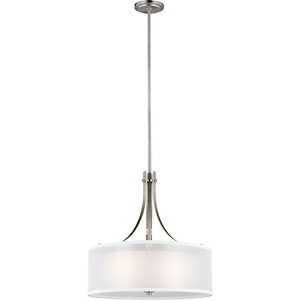 Elmwood Park-3 Light Pendant in Traditional Style-19 Inch wide by 18 Inch high - 1002420