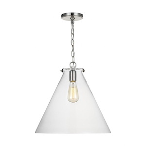 Kate-1 Light Cone Pendant-16 Inch wide by 15.38 Inch high - 1286001