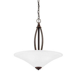 Sea Gull Lighting-Metcalf-Three Light Pendant in Transitional Style-22 Inch wide by 24 Inch high - 459812