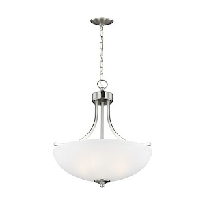 Sea Gull Lighting-Geary-3 Light Medium Pendant in Transitional Style-18.63 Inch wide by 20.63 Inch high