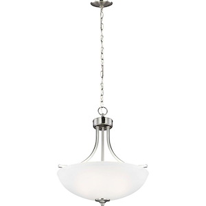 Geary-3 Light Medium Pendant in Transitional Style-18.63 Inch wide by 20.63 Inch high - 691870