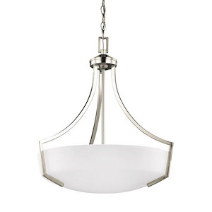 Sea Gull Lighting-Hanford-Three Light Pendant in Transitional Style-20.56 Inch wide by 22.63 Inch high - 494212