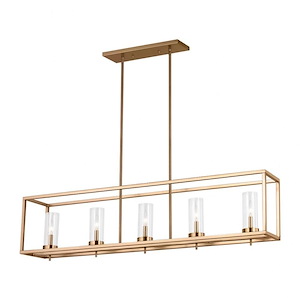 Zire-5 Light Chandelier In Modern Style-11 Inch Tall and 9 Inch Wide
