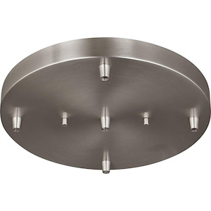 Hanging Globe-Five Light Cluster Canopy in Transitional Style-12.25 Inch wide by 1.25 Inch high - 691933