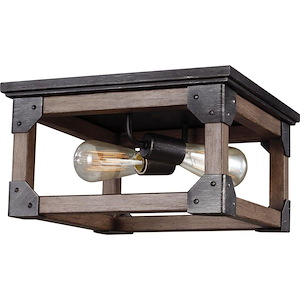 Dunning-Two Light Flush Mount in Contemporary Style-10.63 Inch wide by 9 Inch high - 459800