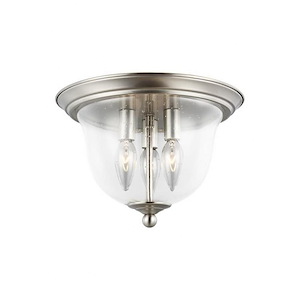 Sea Gull Lighting-Belton-40W Three Light Flush Mount