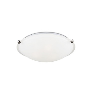 Sea Gull Lighting-Nash-2 Light Flush Mount in Transitional Style-16.25 Inch wide by 4 Inch high - 459797