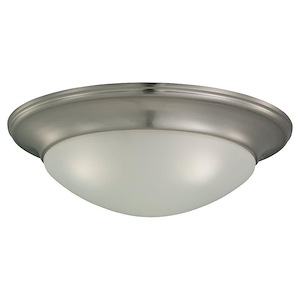 Sea Gull Lighting-Nash-3 Light Flush Mount in Contemporary Style-16.75 Inch wide by 5.5 Inch high - 416541