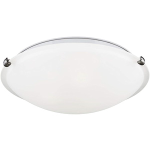 Sea Gull Lighting-Clip-28W 2 LED Large Flush Mount in Transitional Style-16.25 Inch wide by 4 Inch high - 691893