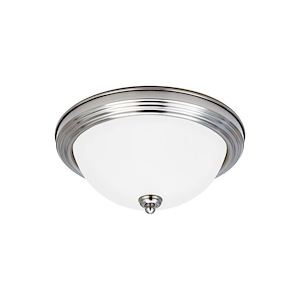 Sea Gull Lighting-Geary-1 Light Flush Mount in Transitional Style-11.5 Inch wide by 5.5 Inch high