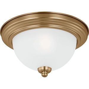 Geary-9W 1 LED Flush Mount In Transitional Style-5.5 Inch Tall and 10.5 Inch Wide - 1118508