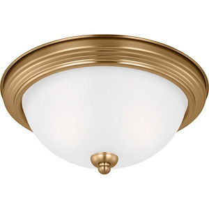 Geary-2 Light Flush Mount In Transitional Style-5.5 Inch Tall and 12.5 Inch Wide - 1118497
