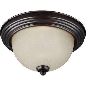 Geary-3 Light Flush Mount in Transitional Style-15.25 Inch wide by 6.5 Inch high - 416536