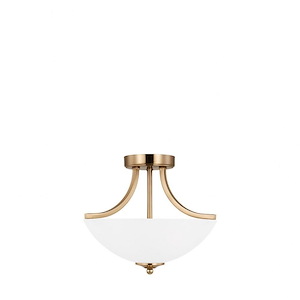 Sea Gull Lighting-Geary-2 Light Convertible Semi-Flush Mount In Transitional Style-12.38 Inch Tall and 13.88 Inch Wide - 1118496