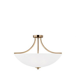 Sea Gull Lighting-Geary-4 Light Convertible Semi-Flush Mount In Transitional Style-18.5 Inch Tall and 25 Inch Wide - 1118506