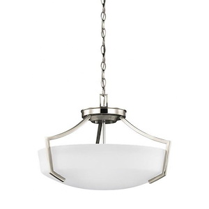 Sea Gull Lighting-Hanford-Three Light Convertible Pendant in Transitional Style-20.56 Inch wide by 14.25 Inch high - 494204