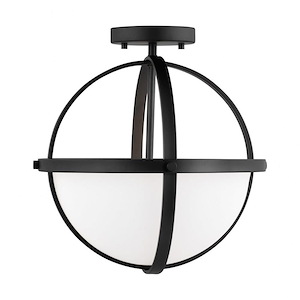 Sea Gull Lighting-Alturas-2 Light Convertible Semi-Flush Mount In Contemporary Style-16.38 Inch Tall and 14 Inch Wide - 1118449