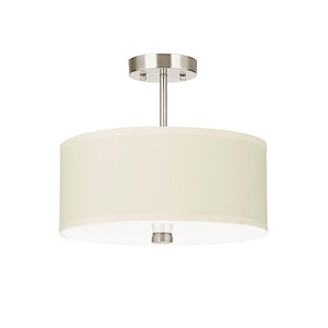 Dayna-Two Light Convertible Flush Mount in Contemporary Style-14 Inch wide by 8.5 Inch high