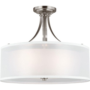 Elmwood Park-3 Light Semi-Flush Mount - 1002445