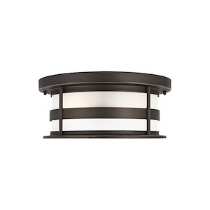 Sea Gull Lighting-Wilburn-2 Light Outdoor Flush Mount-13 Inch wide by 5.5 Inch high - 930930