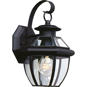 One Light Outdoor Wall Fixture in Traditional Style-7 Inch wide by 12 Inch high - 12347