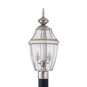 Sea Gull Lighting-Two Light Outdoor Post Fixture in Traditional Style-10 Inch wide by 21.5 Inch high - 12410