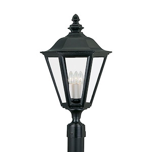 Sea Gull Lighting-Three Light Outdoor Post Fixture in Traditional Style-13 Inch wide by 25.75 Inch high - 12414
