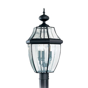 Sea Gull Lighting-Three Light Outdoor Post Fixture in Traditional Style-13 Inch wide by 24 Inch high - 12423