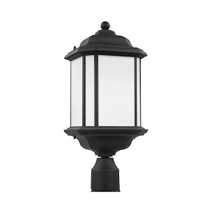 Sea Gull Lighting-Kent-One Light Outdoor Post Lantern in Traditional Style-8.5 Inch wide by 20.25 Inch high