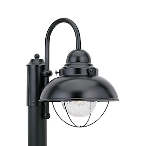 Sea Gull Lighting-One Light Outdoor Post Fixture in Transitional Style-11.25 Inch wide by 15.75 Inch high - 12451