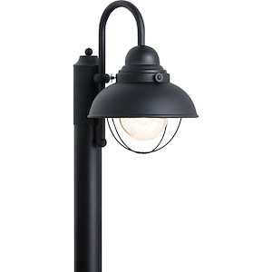 One Light Outdoor Post Fixture in Transitional Style-11.25 Inch wide by 15.75 Inch high - 12451