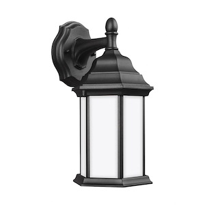 Sea Gull Lighting-Sevier-1 Light Small Outdoor Downlight Wall Lantern in Traditional Style-6.5 Inch wide by 12.5 Inch high