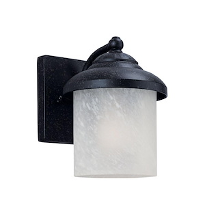 Sea Gull Lighting-Yorktown-100W One Light Outdoor Small Wall Lantern in Transitional Style-6 Inch wide by 8.5 Inch high