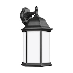 Sea Gull Lighting-1 Light Large Downlight Outdoor Wall Lantern in Traditional Style-9.38 Inch wide by 18.75 Inch high - 1002221